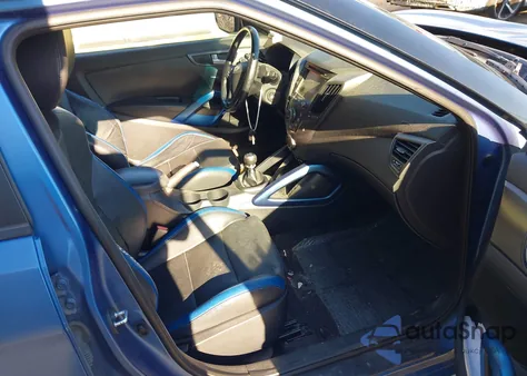 2016 Hyundai Veloster Turbo Rally Edition from USA, damaged, VIN KMHTC6AE1GU261220